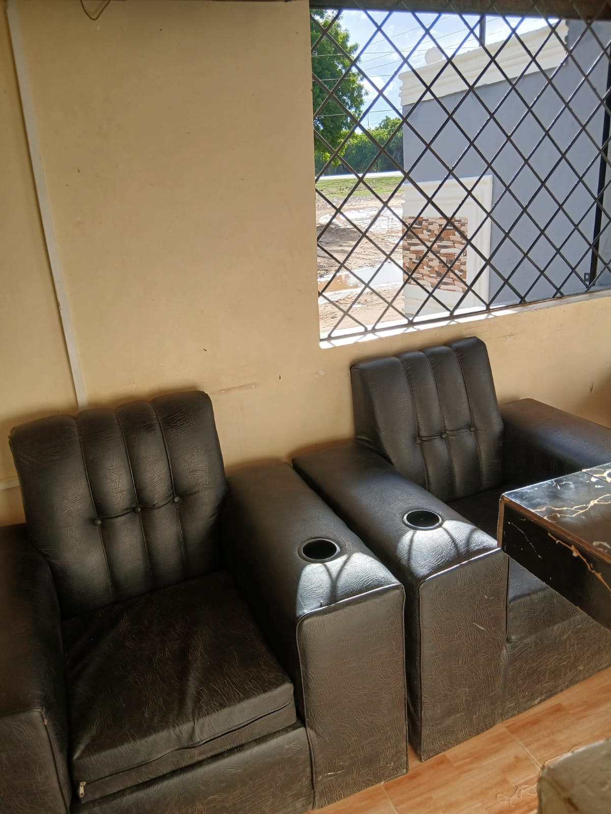 Reception seating area